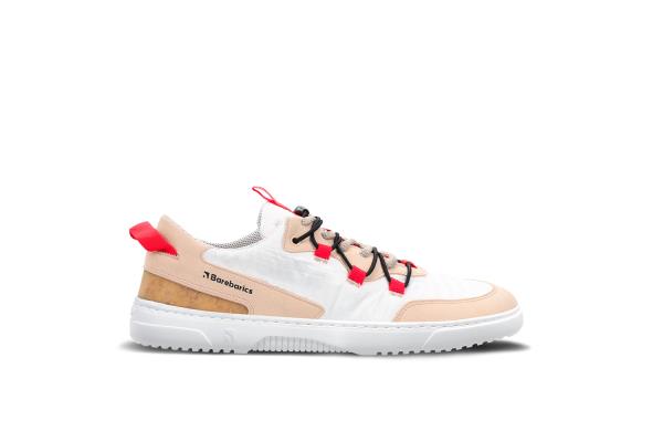 Barefoot tenisky Barebarics Revive - Beige & White Barefoot tenisky Barebarics Revive - Beige & White